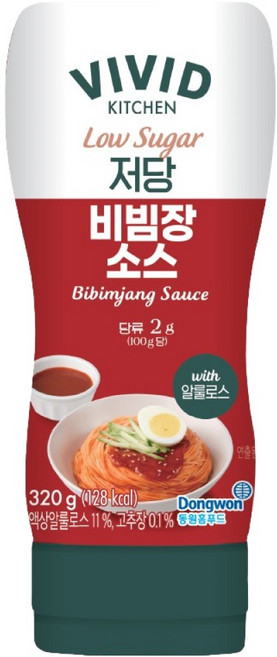 비비드키친 저당 비빔장소스, 320g, 1개