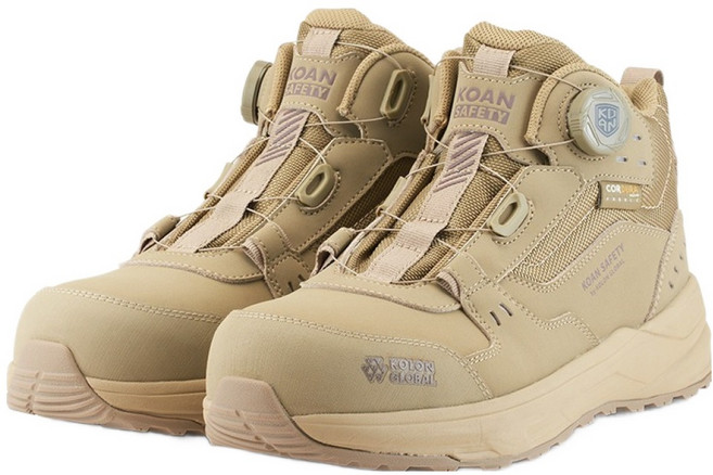 KOAN SAFETY 旋鈕防滑寬頭Cordura安全鞋 KS-601D