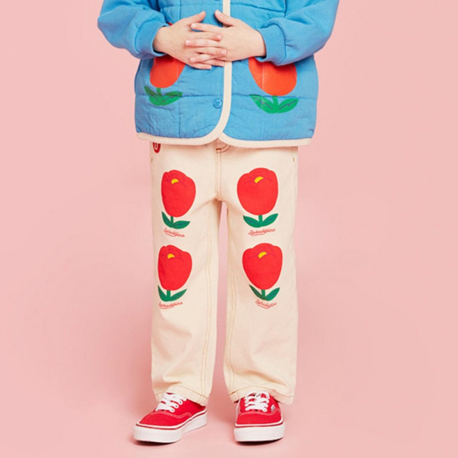 베베드피노 튤립 포인트 데님 팬츠 BP33DP415