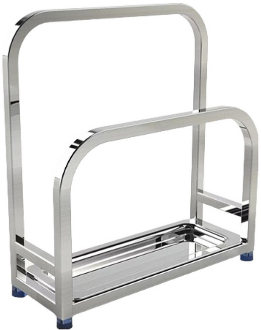 아리코 스테인리스 도마 거치대, 실버, 1개