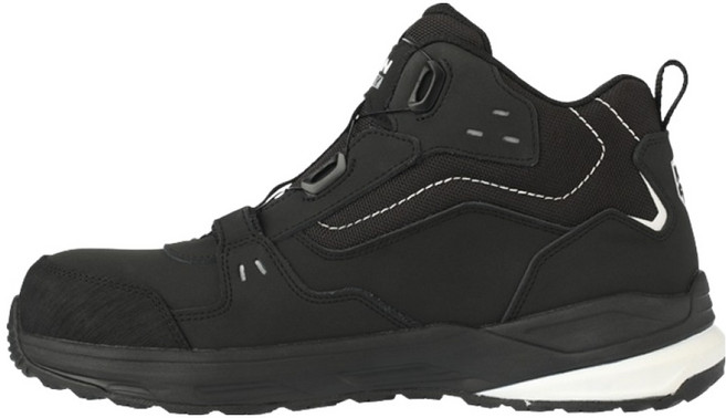 KOAN SAFETY 輕量旋鈕防滑寬鋼頭CORDURA安全鞋 KS-601DB, 黑色, 1個