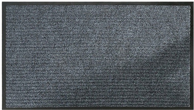 JIAHON嘉鴻牌 防塵耐髒玄關地墊, 1個, 深灰色