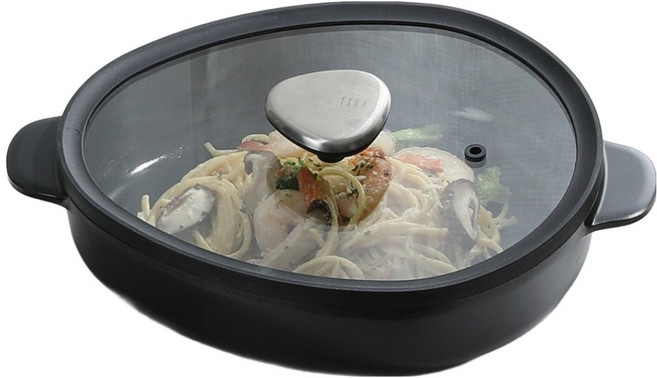 네오플램피카 인덕션 피카 아펙스 IH 전골 냄비, 블랙, 1개, 26cm