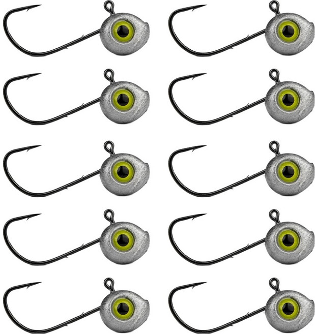 히트페이스 마이크로 지그헤드 2.5g, 1개, 10개입