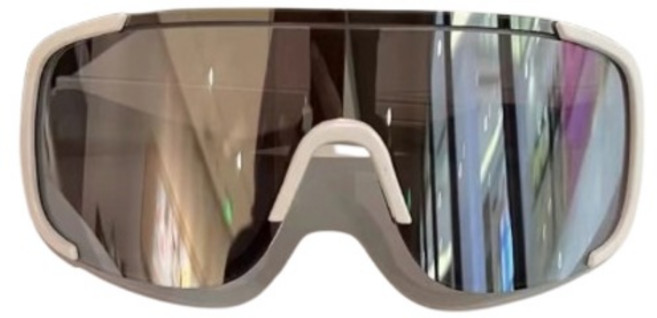 골든레빗 낚시 골프 러닝 등산 여행 미러 변색 스포츠 고글 선글라스, 블랙화이트, 1개