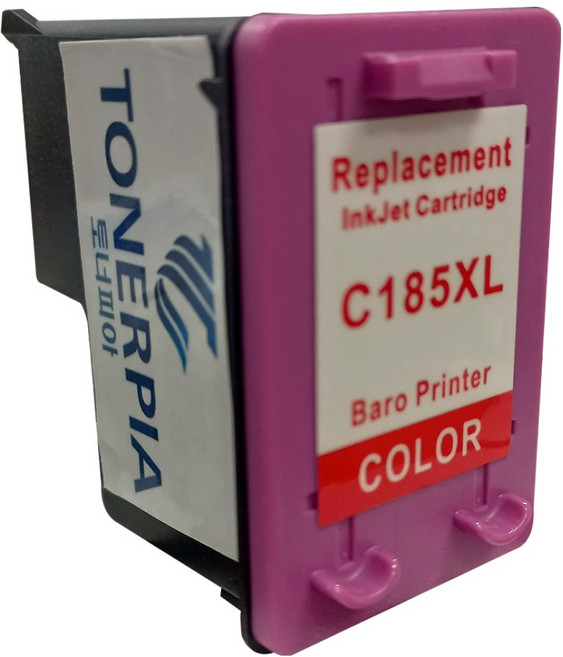 토너피아 삼성 SL-J1680 SL-J1683 SL-J1685 SL-J1780W J1780DW J1785W 대용량 호환잉크 INK-C185XL, 파랑 + 빨강 + 노랑, 1개