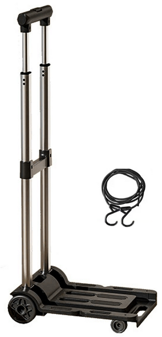 프란다스 접이식 핸드카트 손수레 저소음 바퀴 소형, 1개