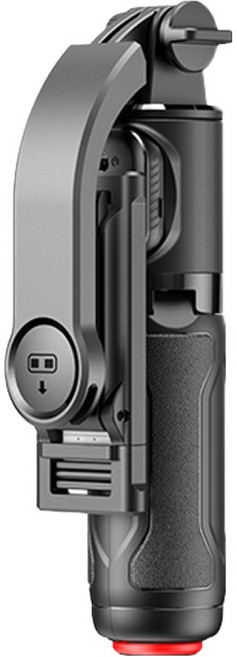 OMG 多功能藍牙自拍棒 分離式磁吸支架, 黑色, 1個, TT22