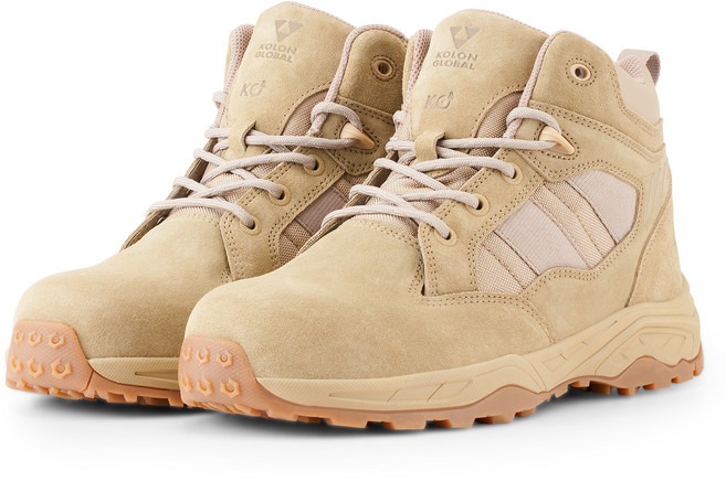 코앤세이프티 끈타입 와이드토캡 내측지퍼 사막 안전화 KS-614, 1개