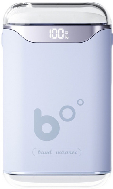 OMG 迷你智能數顯暖手寶, M68, 藍紫色