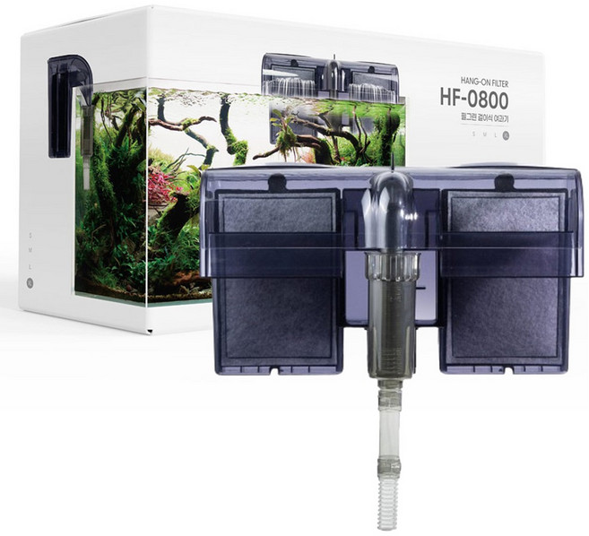 PhilGreen 水族箱外掛式過濾器 活性碳過濾器 XL HF-0800, 1個, 10W