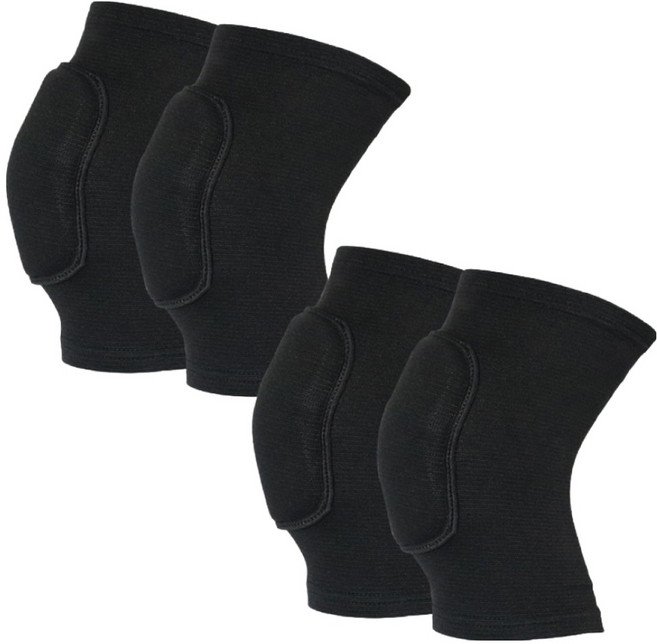 엠피니 군인 유격보호대 훈련용 양쪽착용 세트, 블랙, 2세트