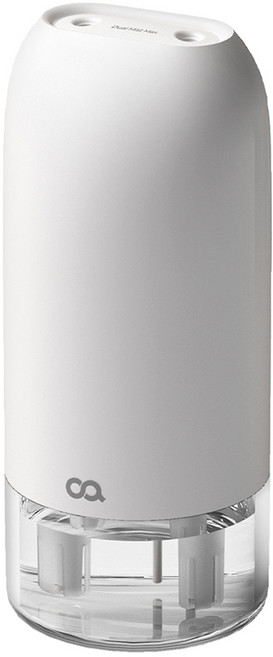 오아 듀얼 미스트맥스 무선 미니 휴대용 초음파 탁상용 사무실 가습기, OUHU-015FM, 포그밀크