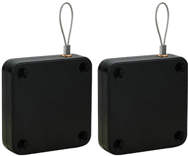 자동 문닫힘 도어클로저 장력 1200g, 블랙, 2개