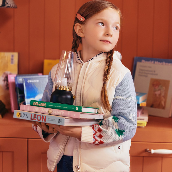 UNITED COLORS OF BENETTON. KIDS 針織袖鋪棉外套 QAPD02441CR