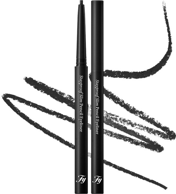 Flynn 防水纖細眼線筆 0.13g, 1個, 01 黑色