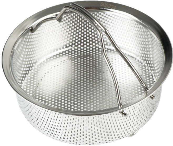 HIKARI 日光生活 不鏽鋼手提蒸籠架 H079, 1個, 18cm