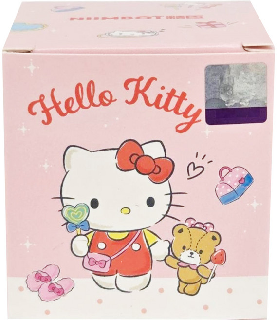 NIIMBOT 三麗鷗Hello Kitty正版 購物女王 自黏性熱感應紙 B21, 1個