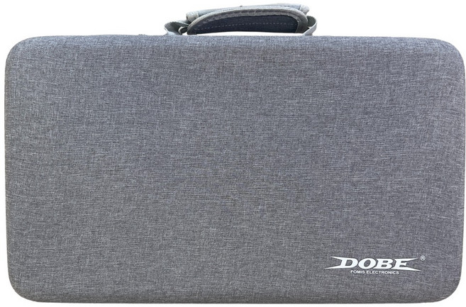 DOBE PS5 ProPS5 Slim主機通用收納包, 1個, 灰色, TP5-5511