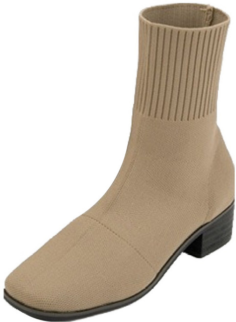 분홍코끼리 감성무드 스판니트 삭스 앵클부츠 505274