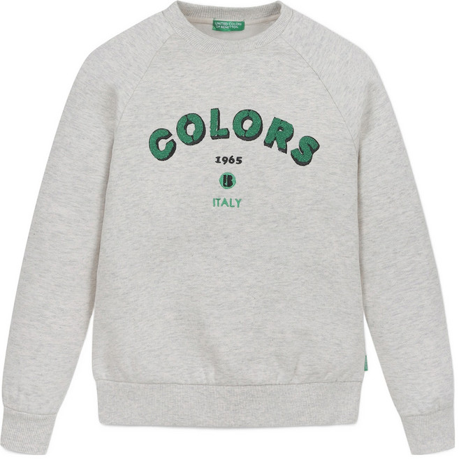 UNITED COLORS OF BENETTON. KIDS 圈圈絨刷毛大學T QAMT10461