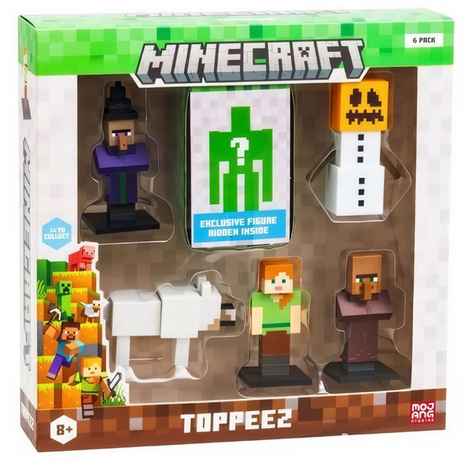 MINECRAFT Toppeez 盲盒收藏系列禮盒, 1個