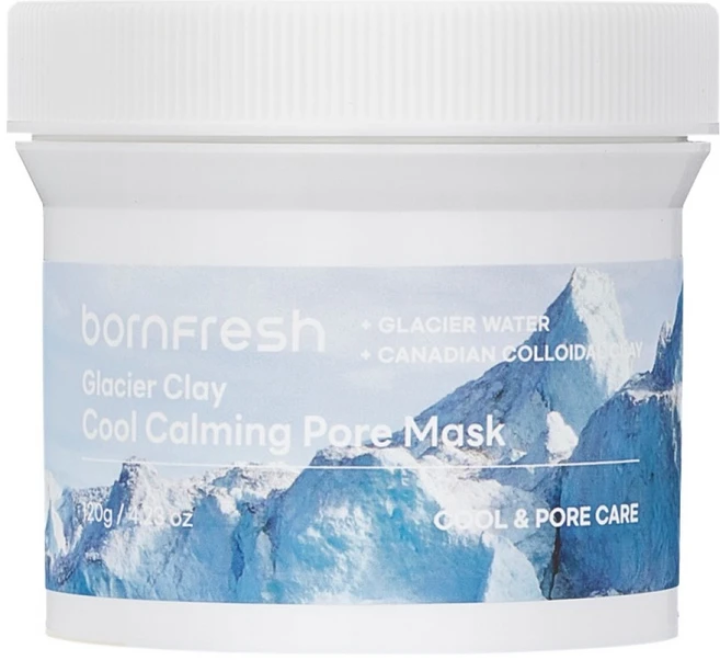 본프레시 글래시어 클레이 쿨 카밍 포어마스크 팩, 1개입, 1개 - 쿠팡