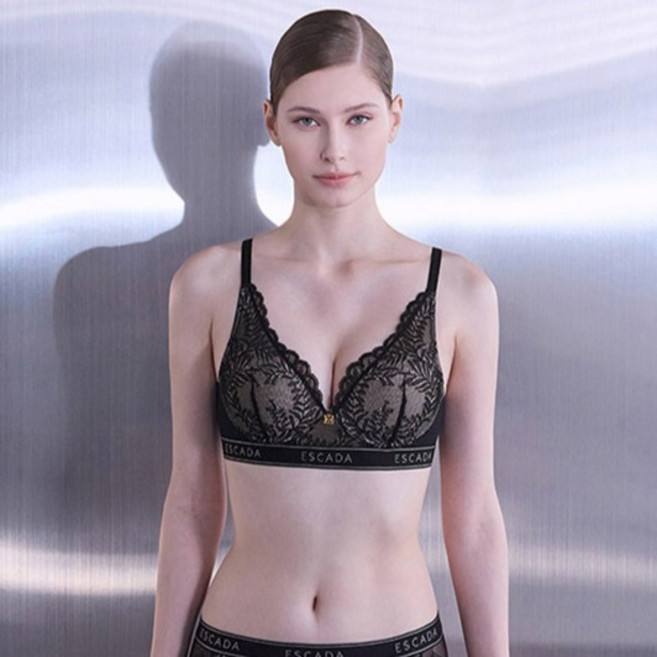 ESCADA 透視柔美蕾絲無鋼圈胸罩