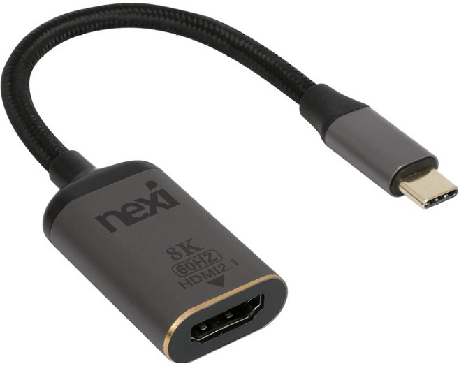 nexi USB3.1 Type C 轉 HDMI 8K 轉換器 NX1335, NX-U31HD-8K, 1個
