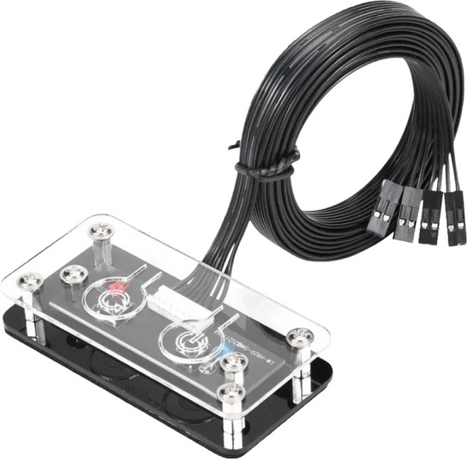 랜스타 PC 컴퓨터 데스크탑 외부 전원 리셋 일체형 스위치 LS-SPR, 75cm, 1개