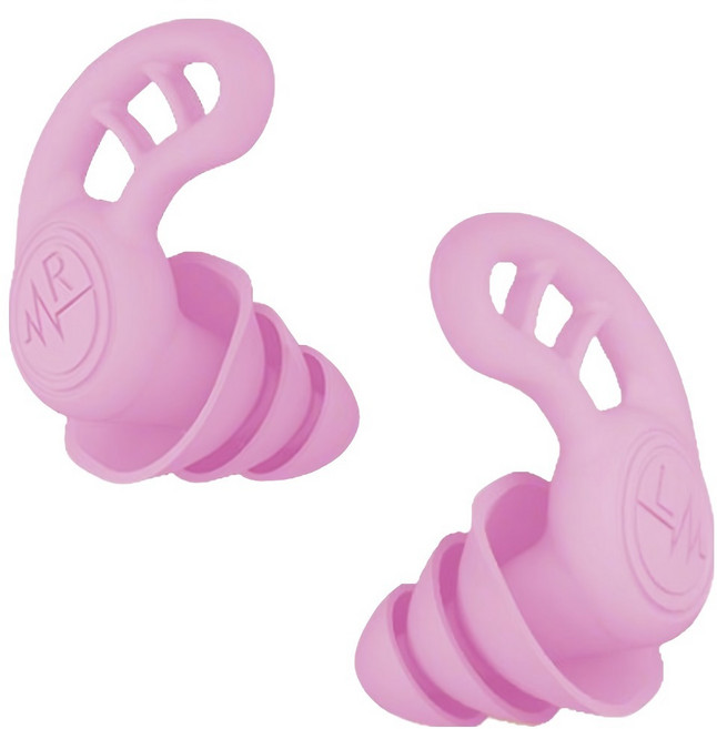 SUNORO 鯊魚鰭耳撐/矽膠降噪耳塞 粉色, 1組, 2個裝