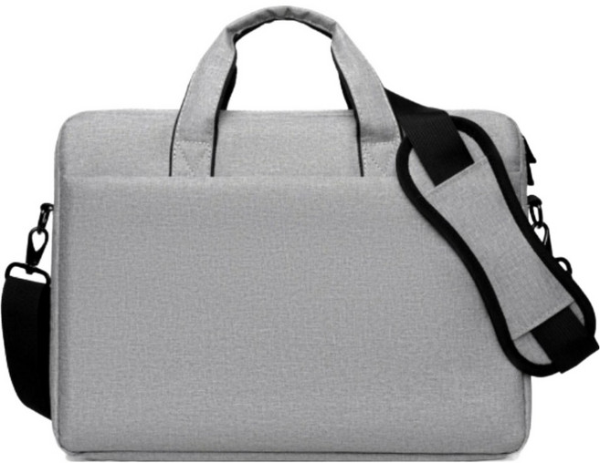 픽스몰 심플한 노트북 전용 가방, 그레이, 1개