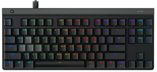 로지텍 G515 RAPID TKL 게이밍 유선 텐키리스 키보드, 블랙, 920-013870, 마그네틱축(자석축)