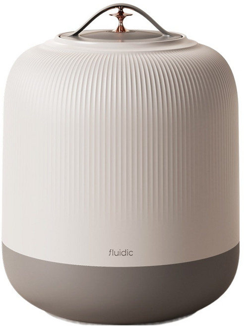 fluidic 真空密封米桶 10kg, 奶油米色, 1個