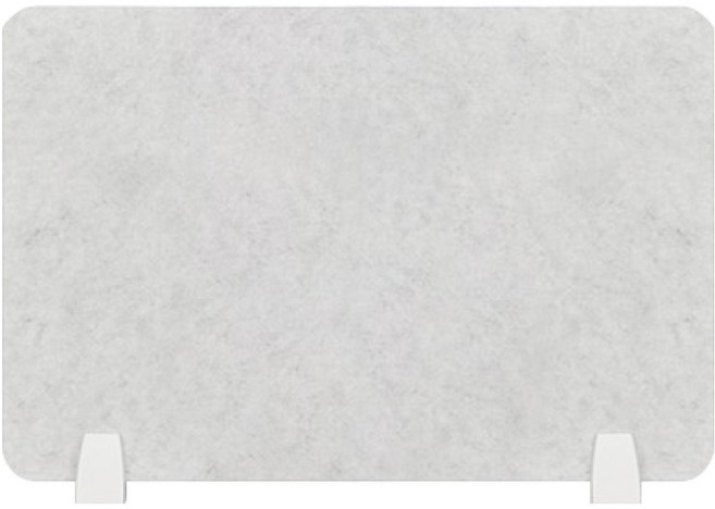 소리가 비앤비 사무실 책상 공간분리 측면부 직선형 파티션 L(560 x 390 mm), 그레이