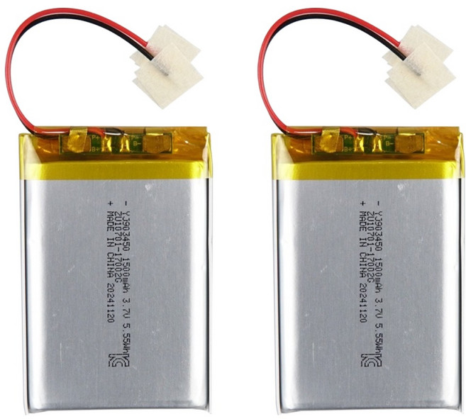 컴스마트 903450 충전지 3.7V 1500mAh 리튬폴리머 배터리 CP915, 1개, 2개입