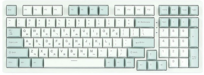 지클릭커 제주 8K 파도스위치 풀윤활 무선 블루투스 게이밍 기계식키보드, 제조사축, WK98/제주바다 무소음특주축 37g, 그린라이트