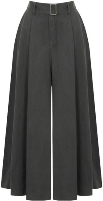 Paige Flynn 女款附腰帶細褶寬版褲裙 P5CPT018C