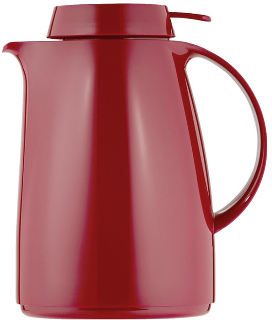 helios 海利歐斯 玻璃內膽 Servitherm 保溫壺, 紅色, 1L, 1個