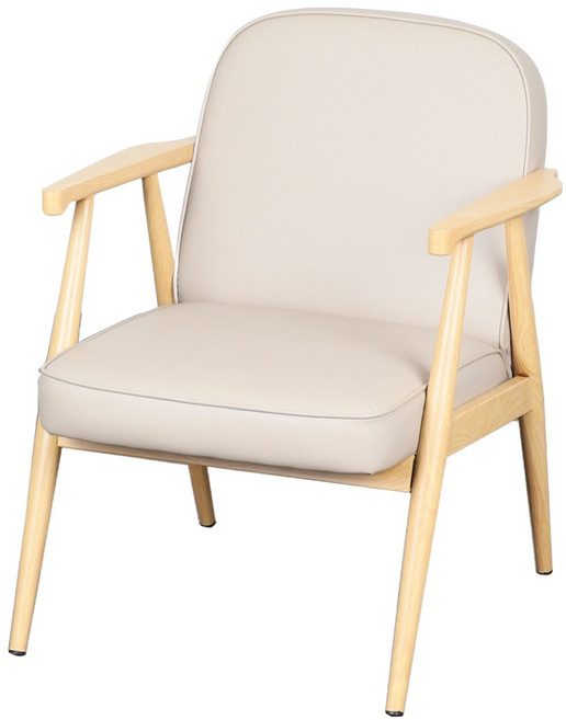 도리퍼니처 펠리스 1인 의자, 1개, 베이지