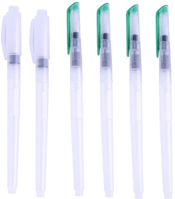 펜시픽 일러스트 캘리그라피 워터 브러쉬펜 6종 세트, 1세트, 173mm