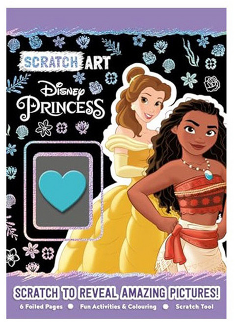 The Disney Princess: Scratch Art, Bonnier Books Ltd