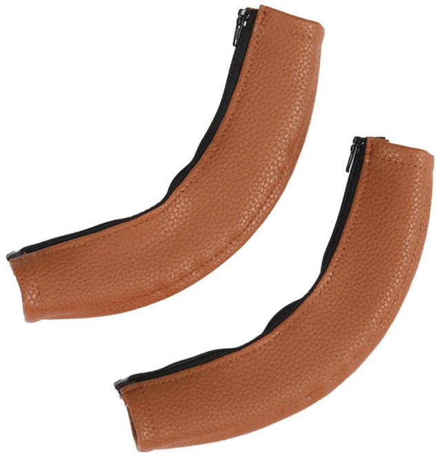 에어보스 유모차 손잡이 커버, 가죽색, 1세트