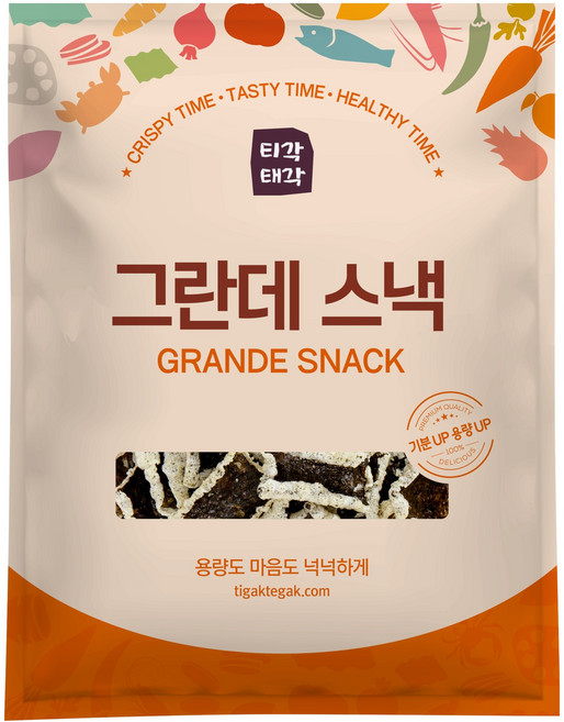 티각태각 그란데 스낵 바삭고소 김부각, 500g, 1개