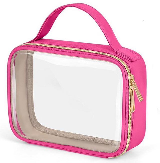 엘쏘 트윙클 캔디 투명 손잡이 파우치