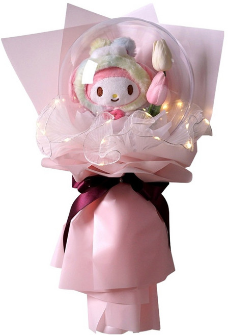 morningscent 三麗鷗氣球燈光花束, 美樂蒂, 1個