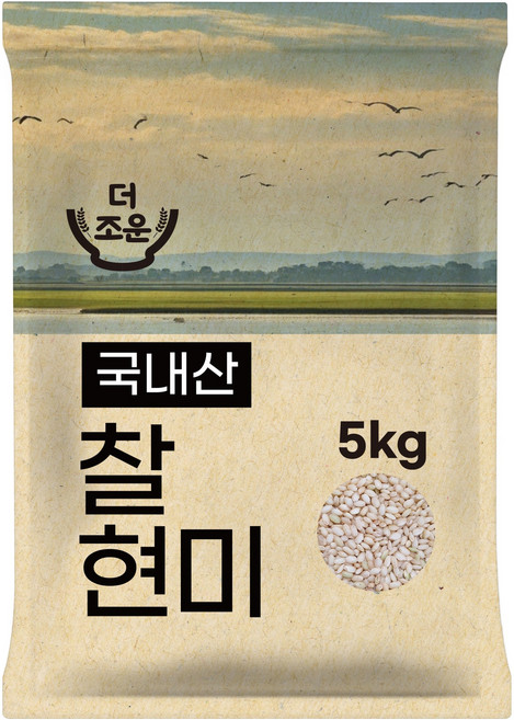 더조운 국내산 찰현미, 5kg, 1개