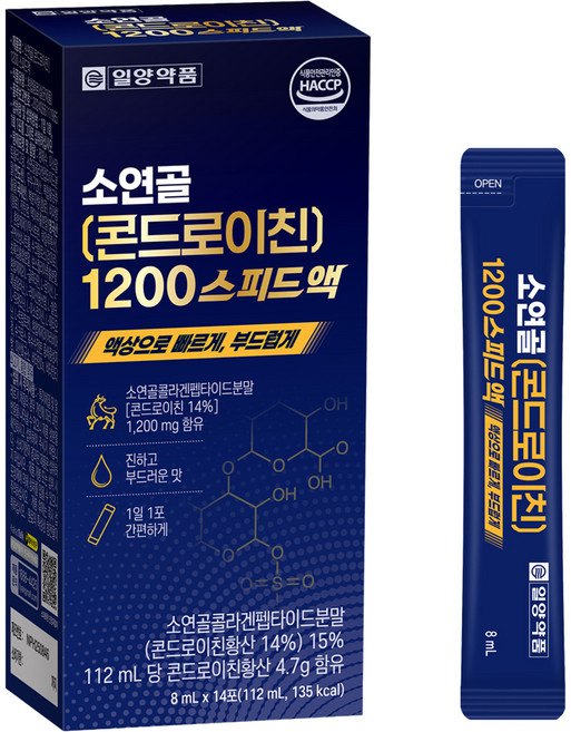 일양약품 소연골 콘드로이친 1200 스피드액, 14회분, 1개