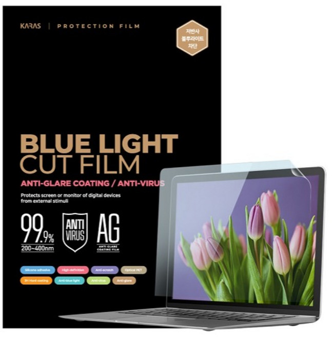 KARAS Lenovo Slim3-15ALC / 15IRH10R 專用防眩光防指紋抗藍光保護膜K套組, 1套