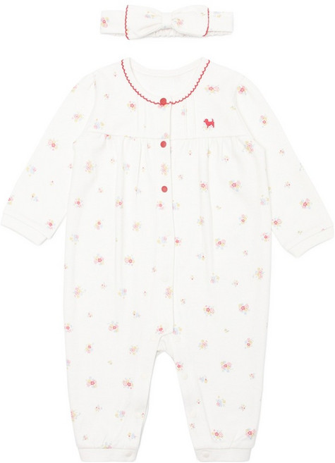 BLUEDOG baby 浪漫花朵連身衣套裝